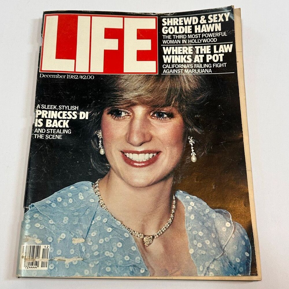Vintage Life Magazine Princess Di December 1982